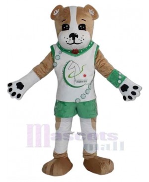 Sport Plush Brown Dog Mascot Costume Animal