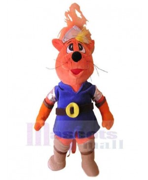 Funny Orange Tiger Mascot Costume Animal