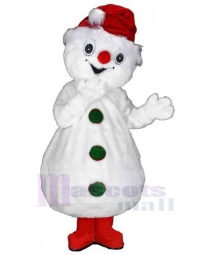 Christmas Snowman Mascot Costume Cartoon