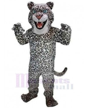 Blue Eyes Leopard Mascot Costume Animal