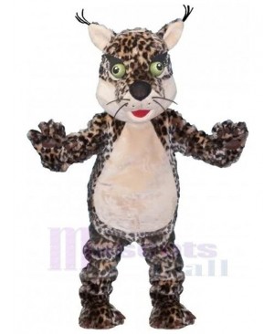 Long Eyelashes Leopard Mascot Costume Animal