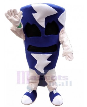 Hostile Blue Tempest Mascot Costume Tornado