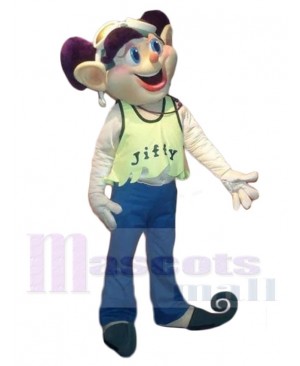 Trendy Young Elf Mascot Costume Cartoon