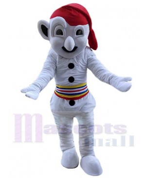 Snowman Carnival Quebec Mascot Costume Cartoon