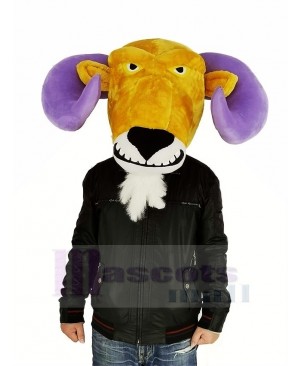 Cool Ram Mascot Costume Only Head