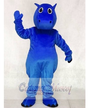 Blue Baby Hippo Mascot Costumes Animal