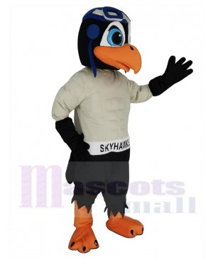 Strong Skyhawk Mascot Costume Animal