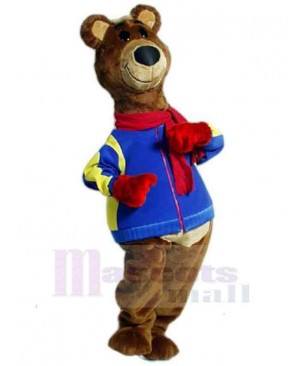 Brisky Bear Adult Mascot Costume Animal