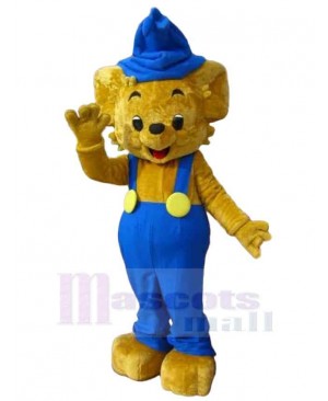 Beige Teddy Bear Mascot Costume Animal